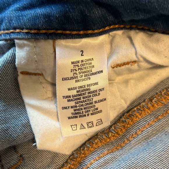 High Waisted Jean Shorts - Picture 4 of 6